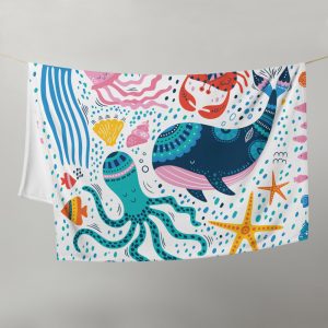 whale Blanket, octopus Blanket, starfish Blanket, crab Blanket