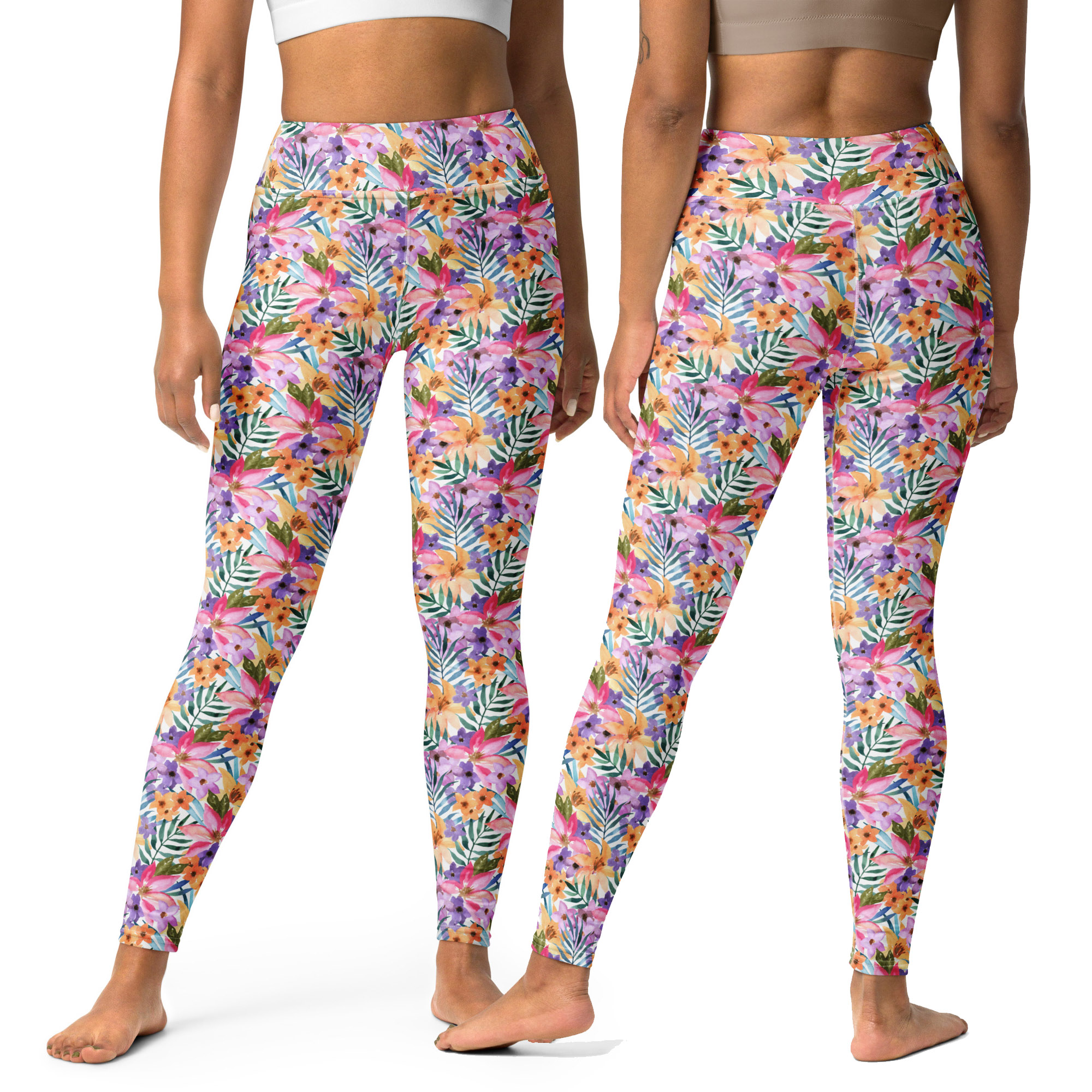 Zyia Floral Watercolor Soft n Snug Leggings  Slashed leggings, Girls  printed leggings, Leggings